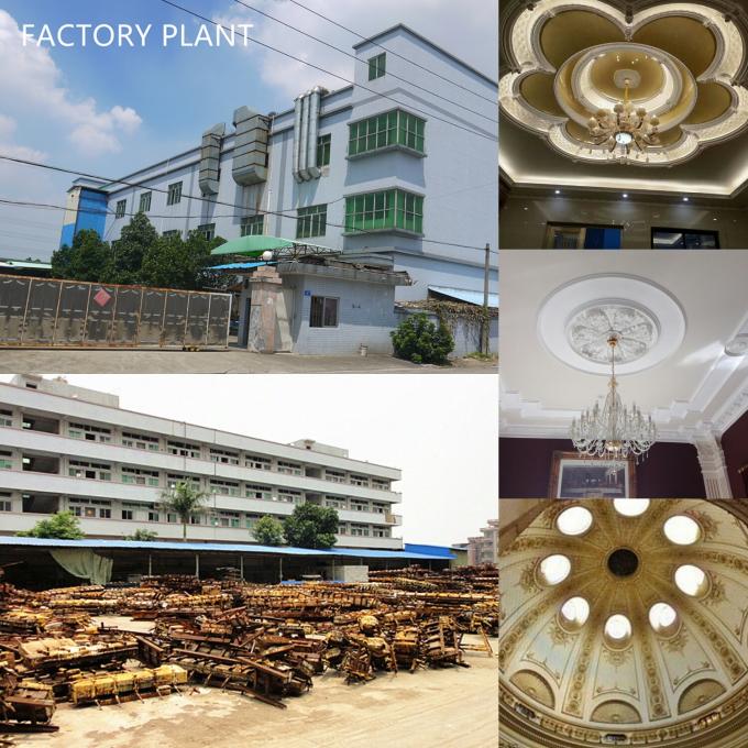 Runde Form-Decke verziert Medaillon, hohle Schaum-Decken-Fliesen