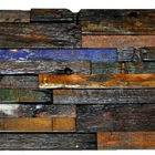 Mischfarbhölzerne Mosaik-Wände, altes Boots-akustische hölzerne Wand