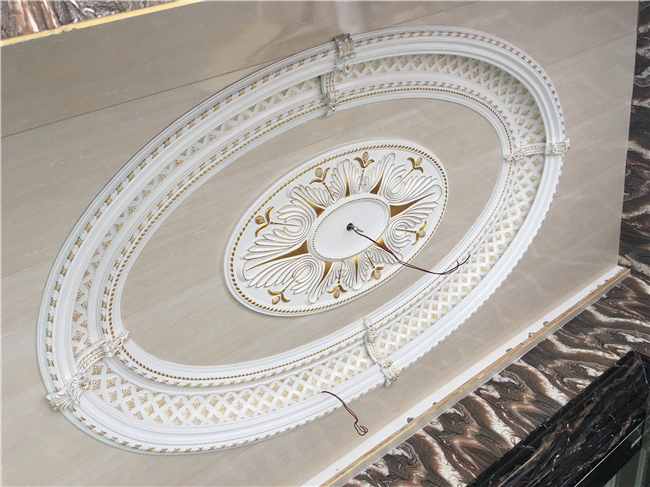 Quadrat/rechteckiges Entwurfs-Polyurethan-Decken-Medaillon/Lampen