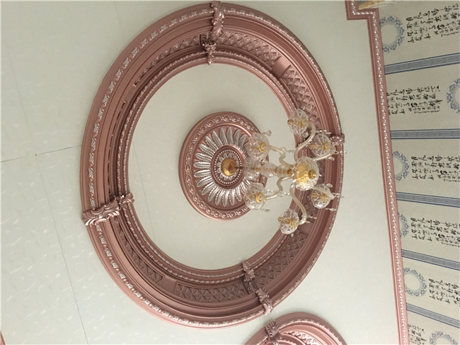 Runde Form-Decke verziert Medaillon, hohle Schaum-Decken-Fliesen