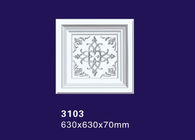 Quadrat/rechteckiges Entwurfs-Polyurethan-Decken-Medaillon/Lampen-Medaillon für Decken