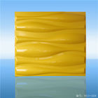 Bambusfaser 3D PVC-Wände, Wand-Fliesen 3D PVCs Paintable für Wohnzimmer