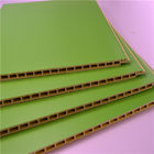 Grüne Farbe-PVC-Wand-Umhüllung/Gremium, hölzernes zusammengesetztes Innenplastikbrett