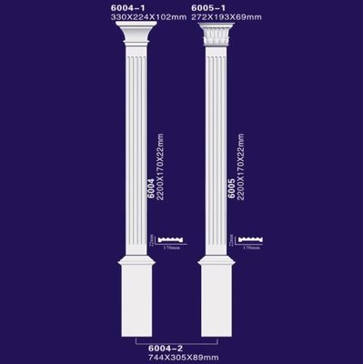 Dekorativer Marmorierungpolyurethan-römische Spalte, römischer Pilaster klassische Art-PUs